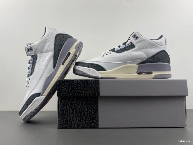 Cheap TBkick Jordan Cement 3 Grey Air CT8532-106 0727
